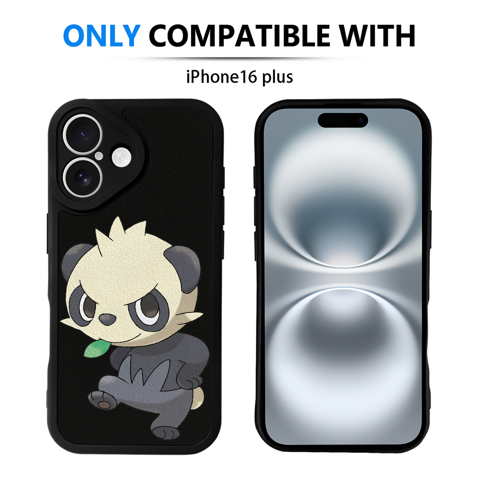 （画像用） ポケットモンスター Pokémon 【iPhone 16シリーズ対応】シリコンスマホケース（レザー調） 材質：シリコン